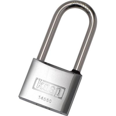 Kasp K14550L63D Vorhängeschloss 50mm verschieden schließend Edelstahl Schlüsselschloss