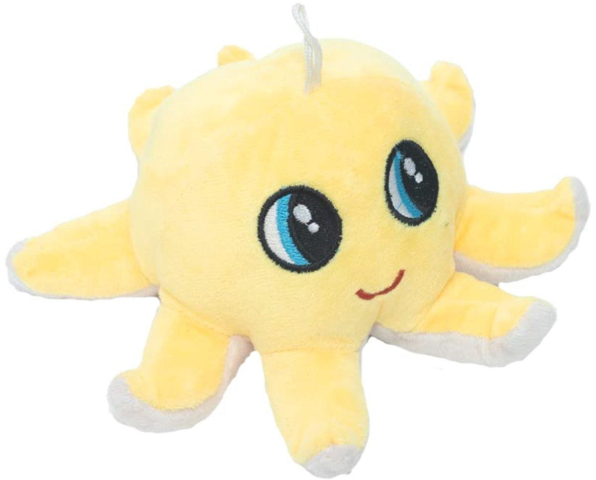 AWR Pluche Octopus-knuffel - Geel