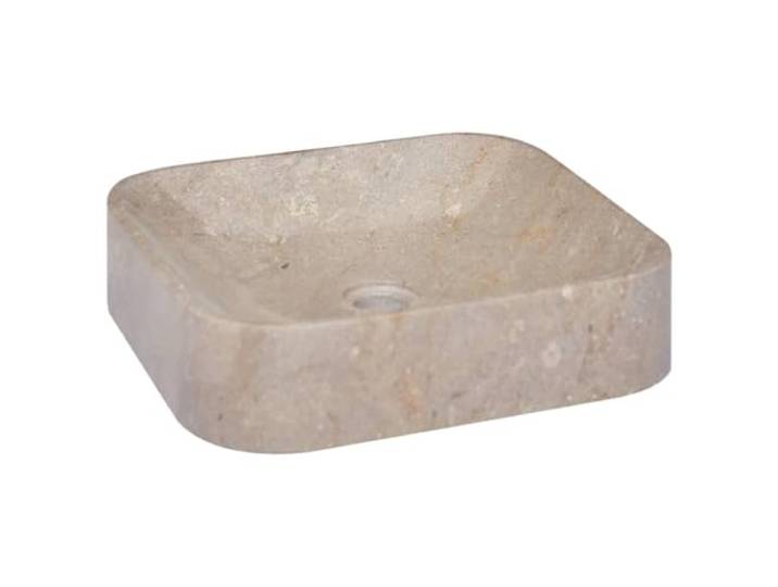 Furniture Select Spüle grau 40x40x10 cm Marmor