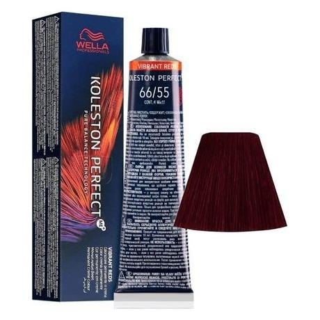 Wella Professionals - Koleston Perfect ME Vibrant Reds Permanent Hair Color 60 ml - Shade: 66/55 (66/55) (81650467)