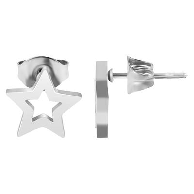 Paar Ohrhänger ADELIA´S "Ohrringe – Ohrstecker aus Edelstahl", Damen, Gr. Damen, Edelstahl, silber, Ohrringe, Ideal als Geschenk für besondere Anlässe