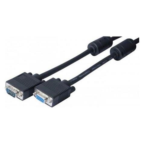 Exertis Connect SVGA Monitorkabel, 15pol HD D-Sub St./Bu., 2,0 m, schwarz Hochwertiges Monitorkabel für hohe Ansprüc (1.80 m) (119800)
