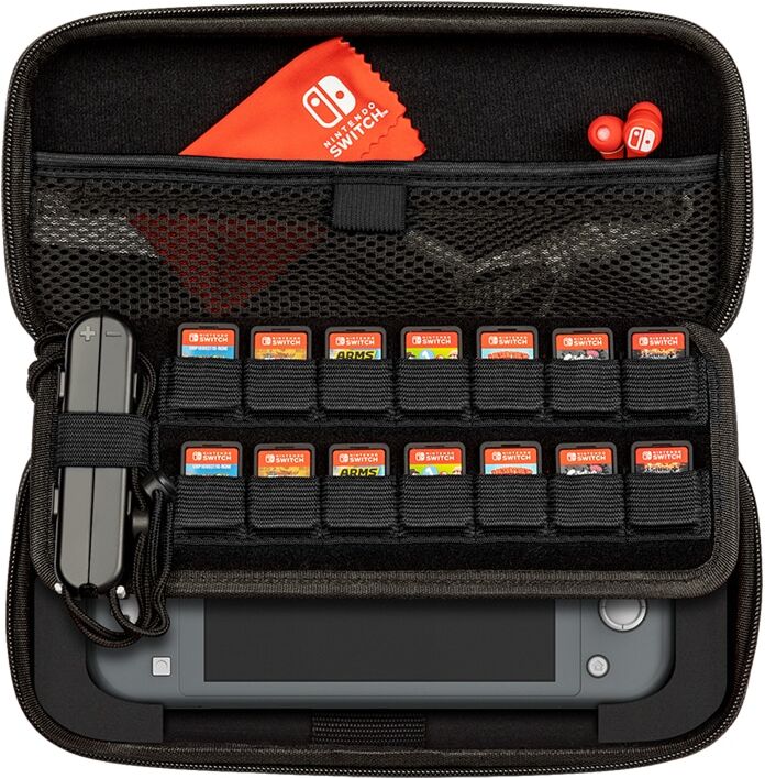 Spielekonsolen-Tasche "PDP Tasche Elite Dlx Travel Grau Switch", grau, PDP - PERFORMANCE DESIGNED PRODUCTS, Taschen, Spielekonsolen-Tasche