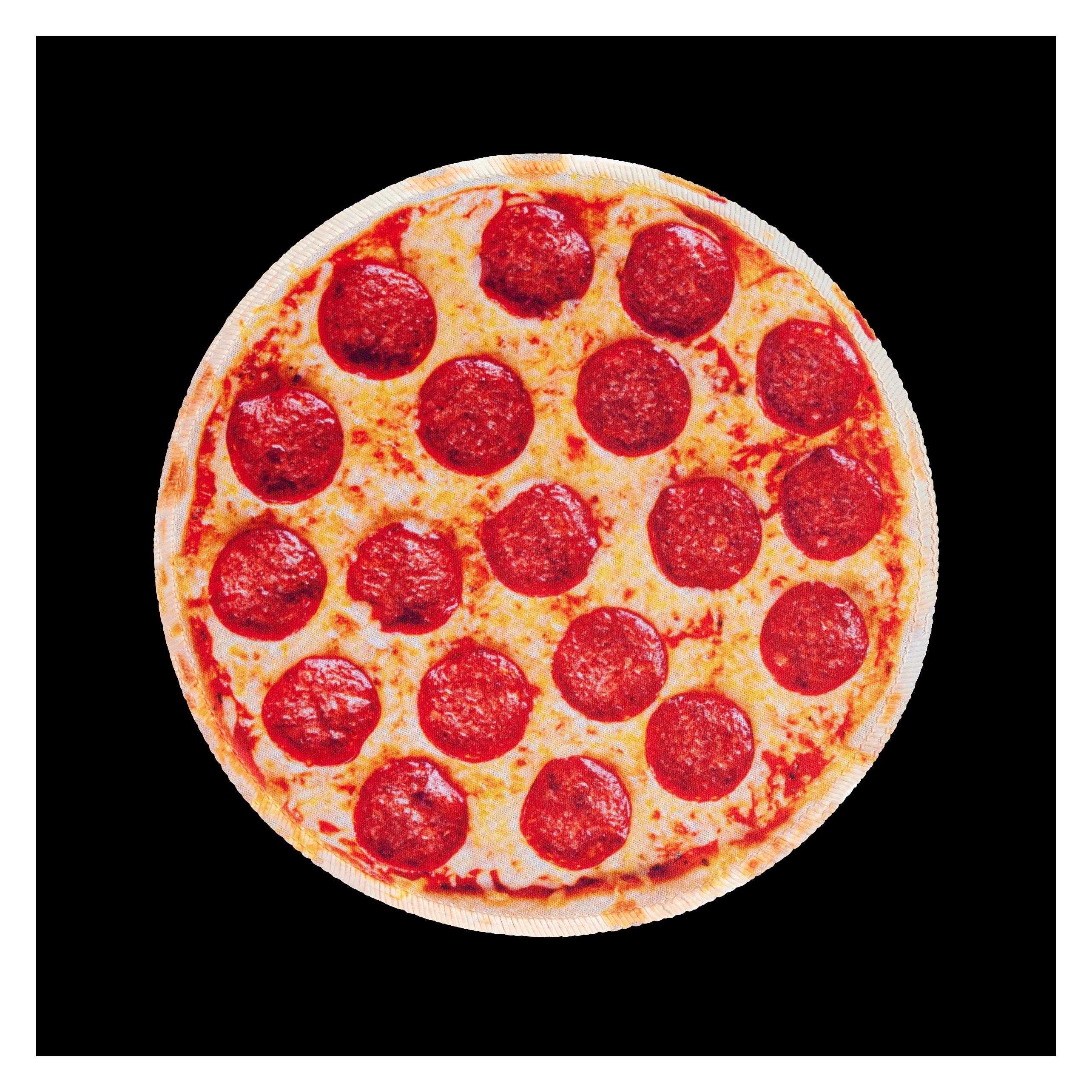Mustard - Pizza Mouse Mat - Vibrant, Realistic Pizza Print (M11050C)