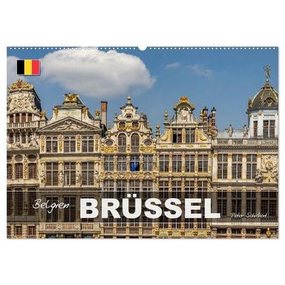 Belgien - Brüssel (Wandkalender 2027 DIN A2 quer), CALVENDO Monatskalender