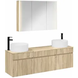vidaXL, Badezimmerschrank, Moderner Badezimmerschrank