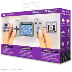 Sombo Retro Gamer V Classic Games, Retro Gaming, Grau