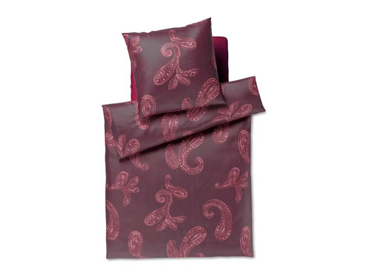 Joop! Living Bettwäsche Joop! Paisley, Rosa, 155x220 cm, pflegeleicht, weiche und anschmiegsame Oberfläche, Heimtextilien, Bettwäsche & Leintücher, Bettwäsche, Übergrößen-Bettwäsche