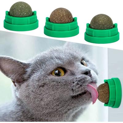 Uplift Essentials Natural Rotatable Catnip Wall Ball Natural Rotatable Catnip Wall Ball