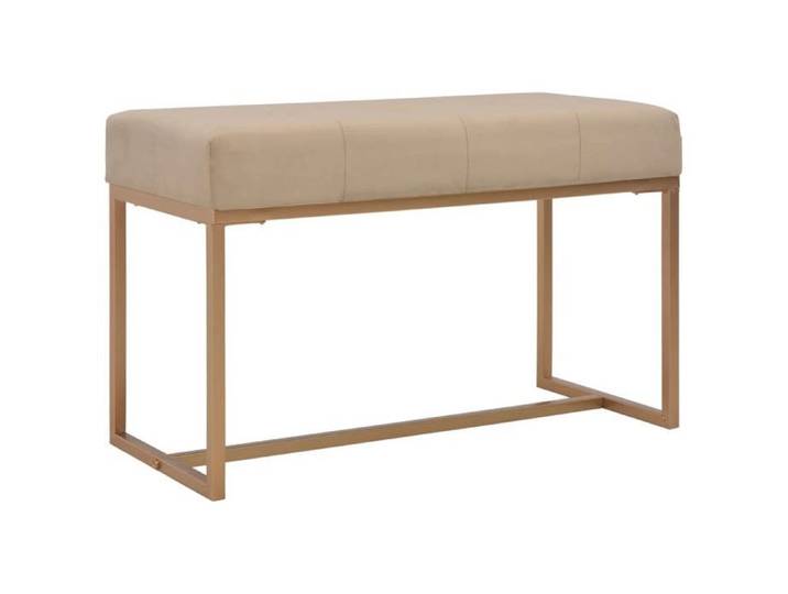 SALE 2025 Banc d'entrée multifonctionnel - Banc d'entrée beige 80 cm velours 9 75 Kg 8875