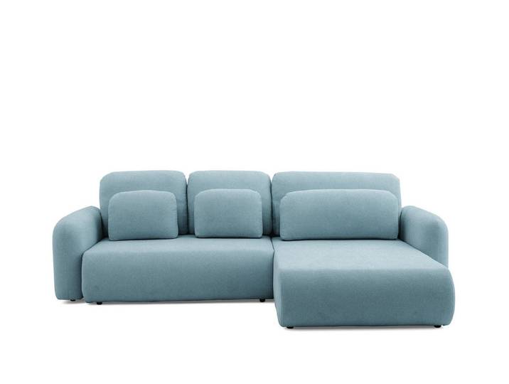 Muffo Ecksofa NEST, Schlaffunktion, Bettwäschebehälter