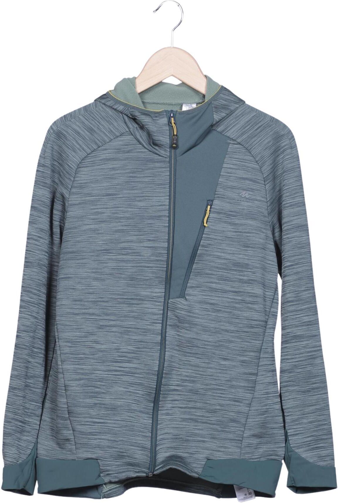 quechua Herren Kapuzenpullover, Grau, Gr. L, Synthetik / Elasthan - Second Hand
