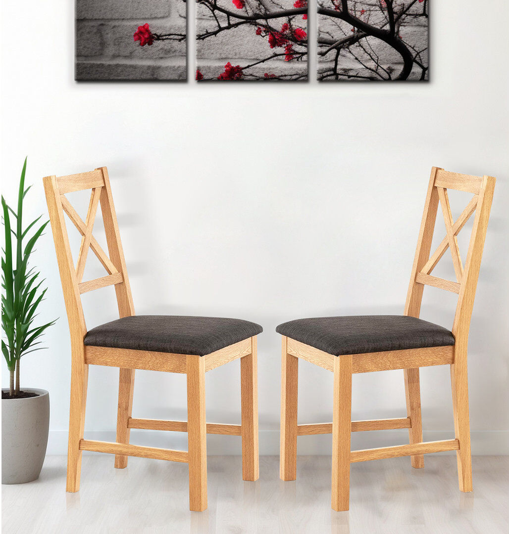 Mistana Upholstered Dining Chair Charcoal 91cm H X 43cm W X 46cm D