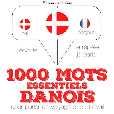 1000 mots essentiels en danois - JM Gardner, Audio, 9782821117365