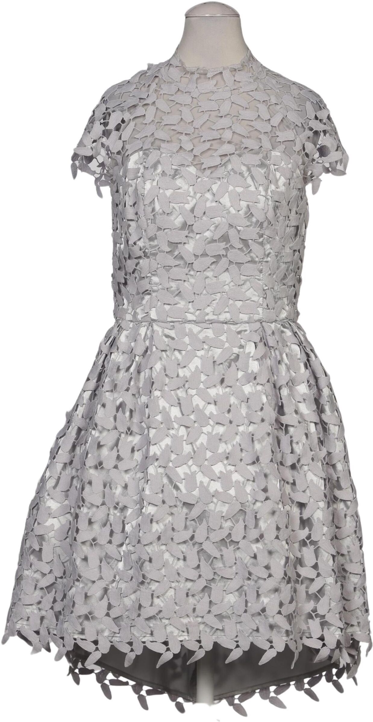 Chi Chi London Damen Kleid, Silber, Gr. EU 36, Synthetik / Elasthan - Second Hand