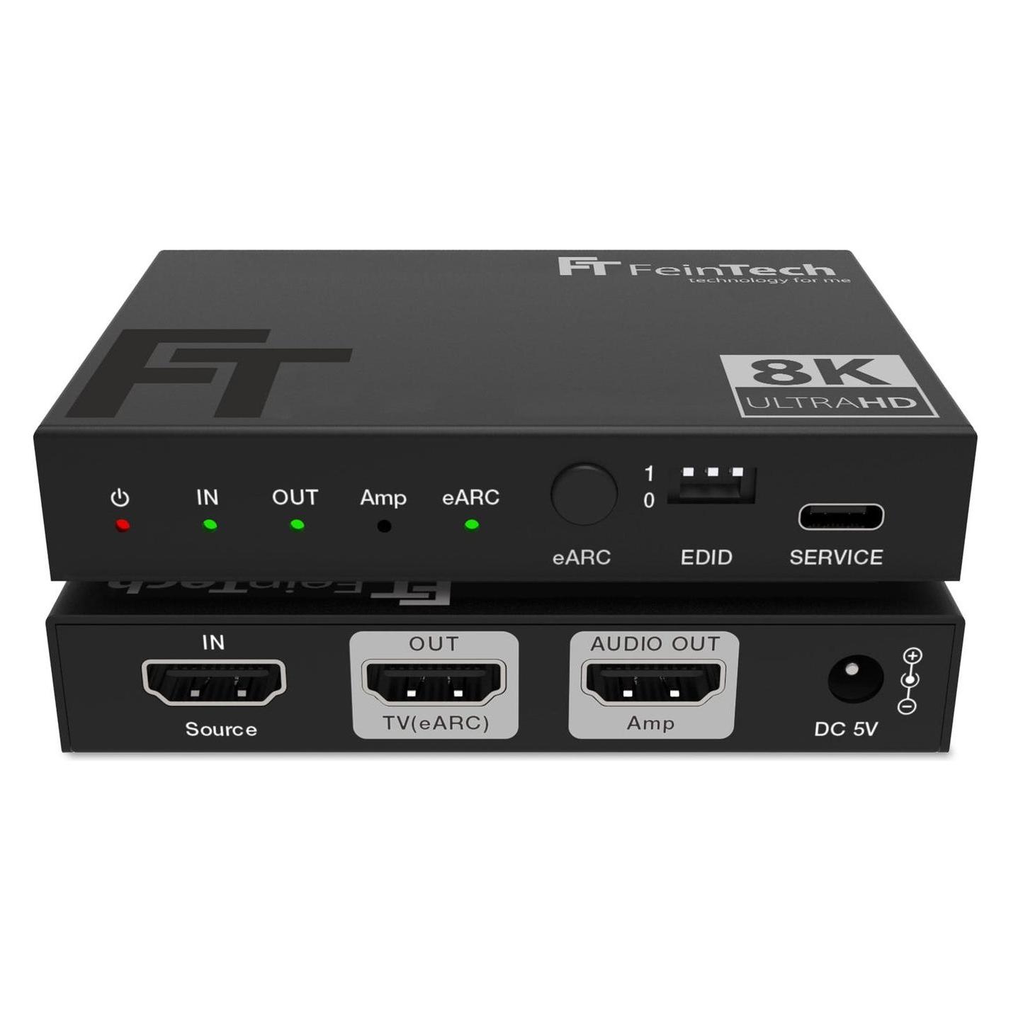 FeinTech AX211 HDMI 2.1 Audio Extractor (HDMI-Audio) | 4K 120Hz | eARC (54041168)