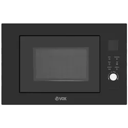 Vox microvawe Backofen GD203B (20 L, 1250W/1000W, 8 Prog., schwarz), Mikrowelle, Schwarz