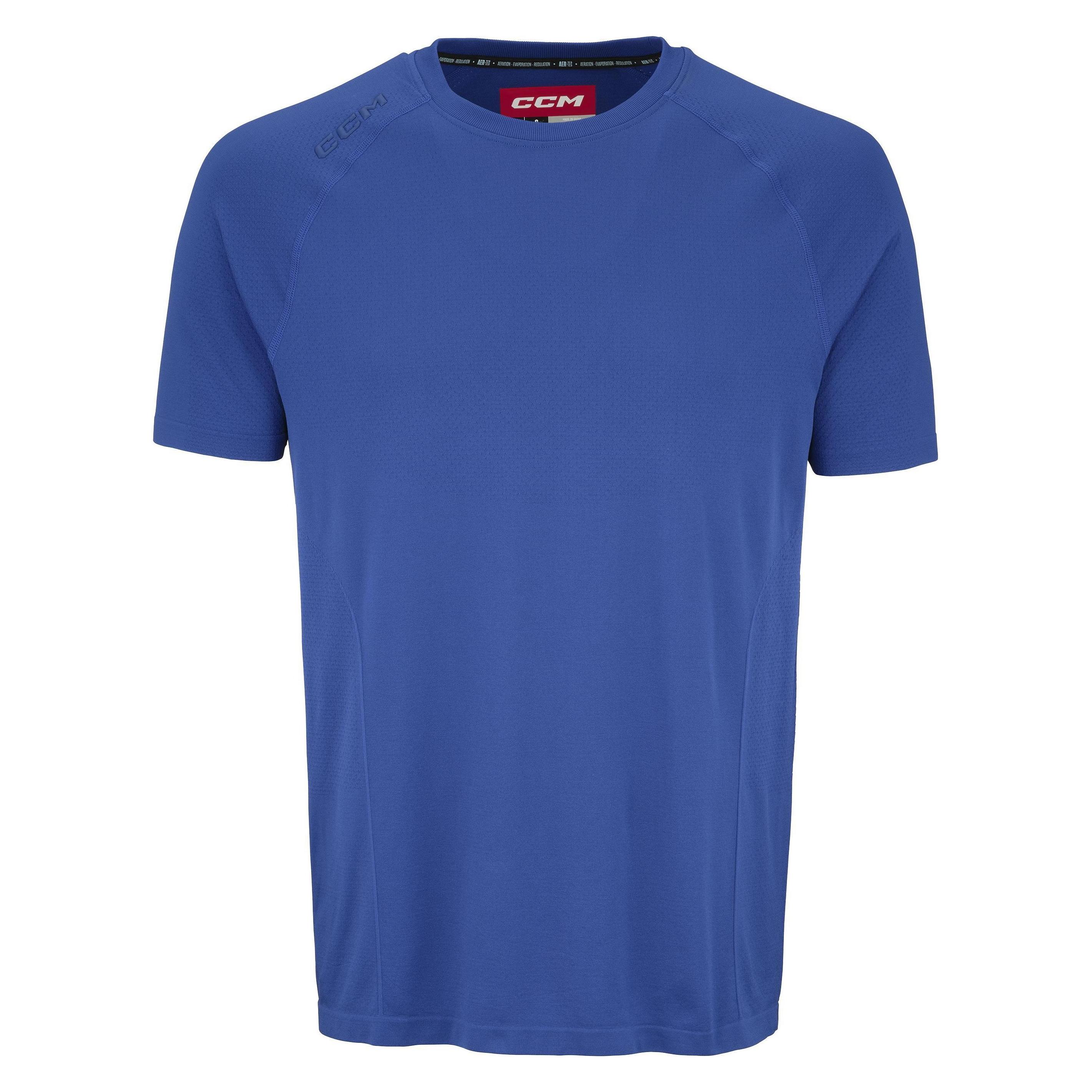 CCM TSS3TA HERREN SS TRAININGST-SHIRT Royal L (L) (60322609)