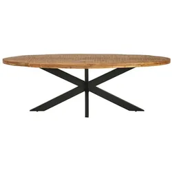 Echtholztisch aus Mangobaum Massivholz Massivholzplatte