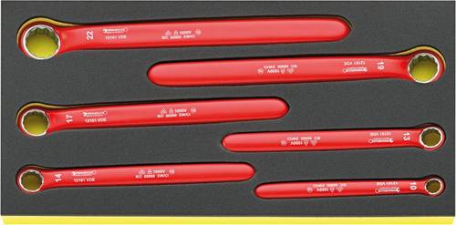 Stahlwille 96830045 TCS 12161 VDE Einringschlüssel-Satz Schlüsselweite (Metrisch) 10 - 22mm