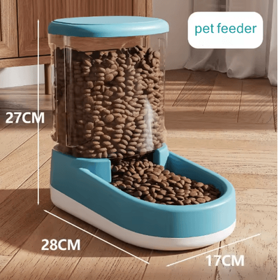 Inspire Picks Automatic Pet Food & Water Dispenser For Cats And Dogs lan hui 3.8l