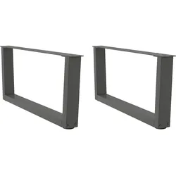 Helloshop26 - Set aus 2 modernen V-förmigen Couchtischbeinen zur individuellen Gestaltung eines 70 x 30 x 31 cm großen Tisches aus