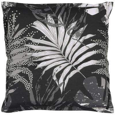 Hockerauflage GO-DE "Hockerauflage", schwarz, B:50cm H:50cm T:48cm, Baumwolle, Polyester, Polsterauflagen