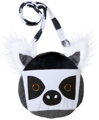 Tasche "Katta", grau-weiß