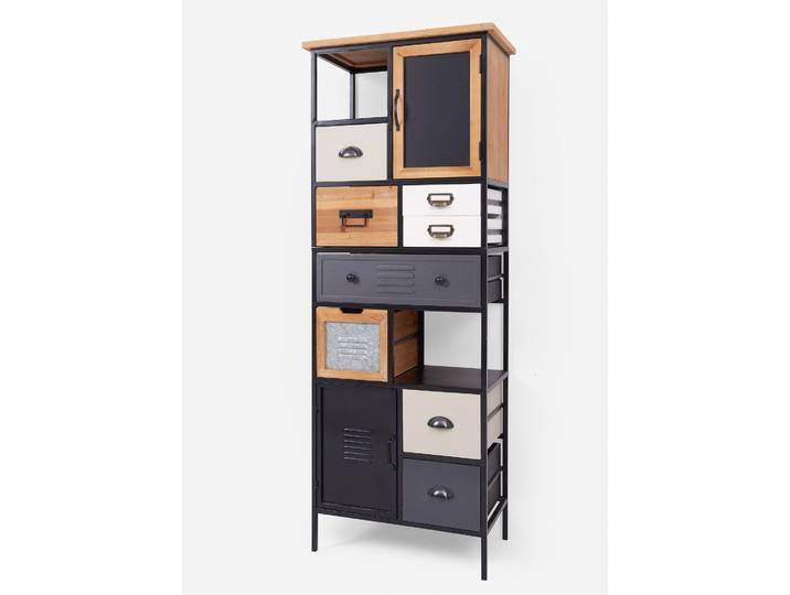 bonprix Schrank, 160x60x35 cm, Schrank, grau