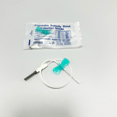 Uplift Picks Pet Care Disposable Butterfly Blood Infusion Needle Set For Cats Dogs And Animal Clinics green (21g)