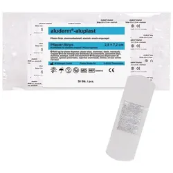 ALUDERM Pflaster-Nachfüllset »aluderm-aluplast« 7.5 x 2.5 cm weiß, 7.5x2.5 cm