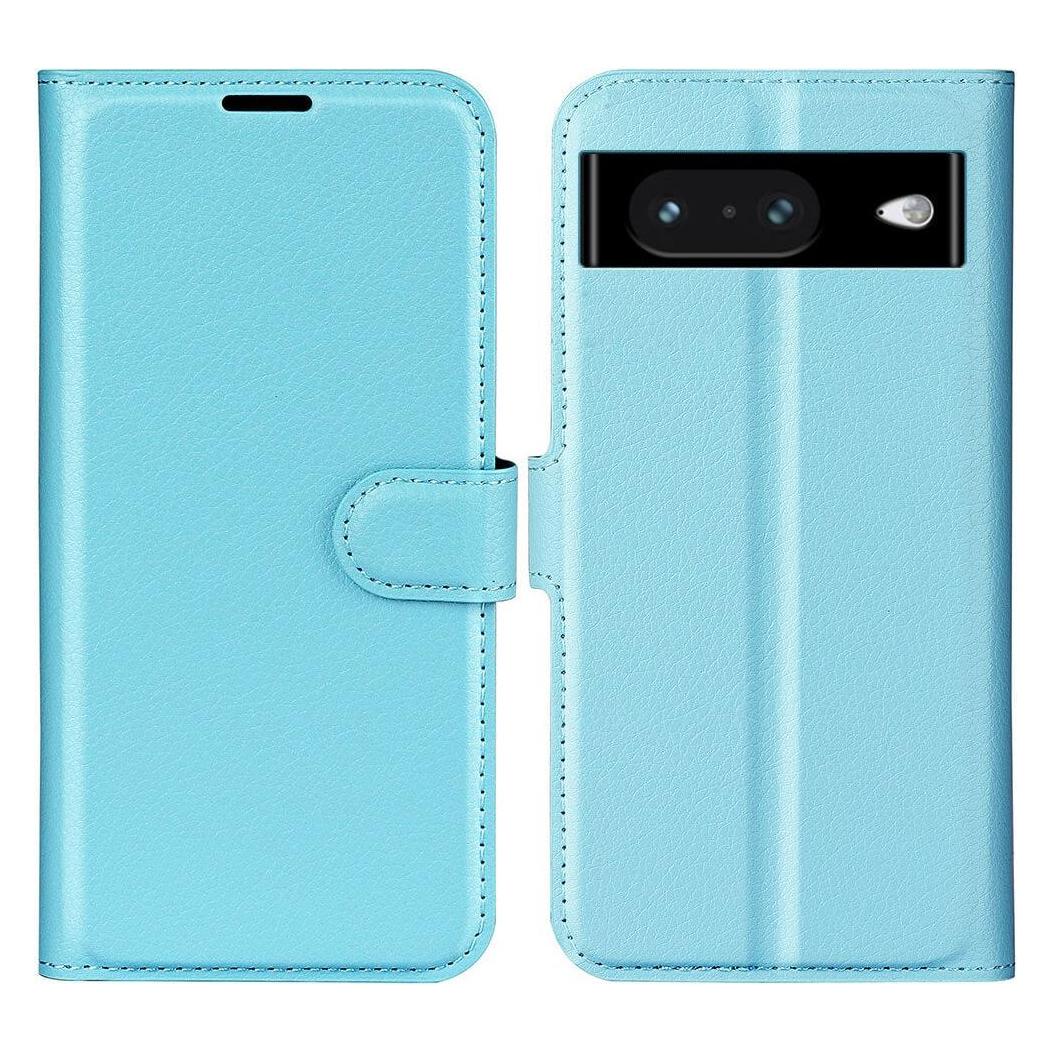 Cover-Discount Google Pixel 8 - Leder Etui Hülle hellblau (Google Pixel 8) (660143911E)