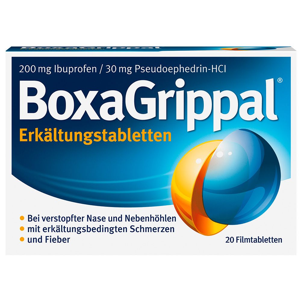 Boxagrippal Erkältungstabletten 200 mg/30 mg FTA 20 St Filmtabletten