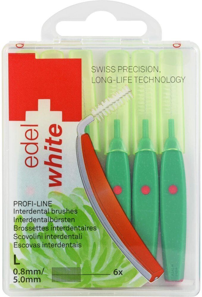 Edelwhite pro Interdent.bür.l 0,8-55mm grün