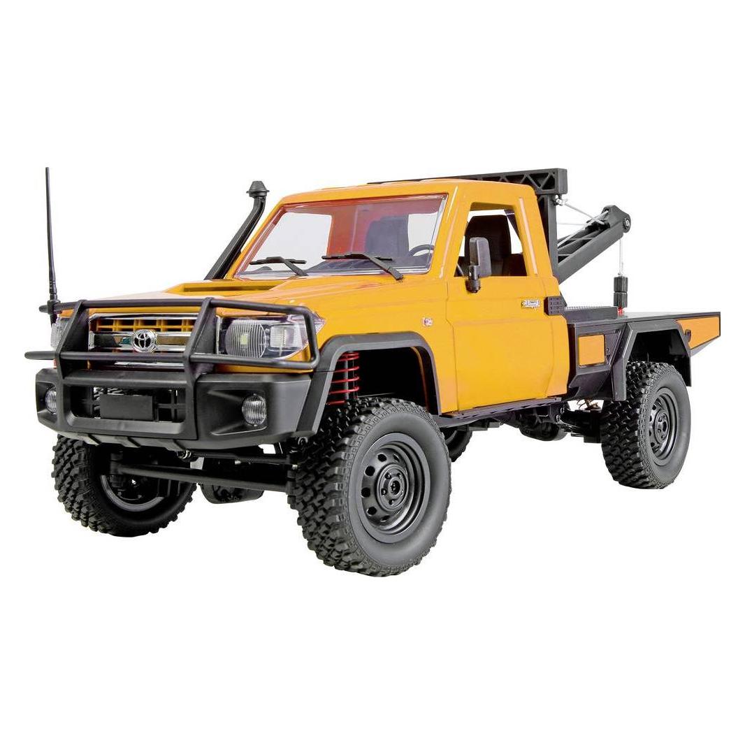 Amewi Toyota Land Cruiser Crawler Abschleppwagen 4WD 1:12 RTR gelb (RTR Ready-to-Run) (22752)