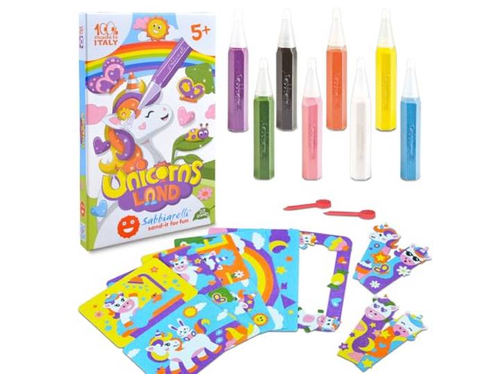 Sabbiarelli – Kit Unicorns Land 5+ Sand Art-set met Eenhoorns