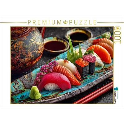 CALVENDO Puzzle Sushi, farbenfrohe japanische Meisterwerke | 1000 Teile Lege-Größe 64x48cm Foto-Puzzle für glückliche Stunden, Sonstige von , Calvendo