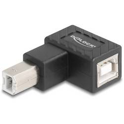 Delock USB 2.0 Adapter [1x USB 2.0 Stecker B - 1x USB 2.0 Buchse B] 67205 90° nach oben gewinkelt