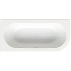 Bette BetteSilhouette Badewanne Edelweiß 1850x850x420 mm Eck 2-Sitzer glasierter Titan-Stahl