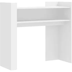 Décoshop26 - Praktischer Konsolentisch für einen aufgeräumten Eingangsbereich 100 x 35 x 90 cm weißes Holzwerkstoff DEC031681