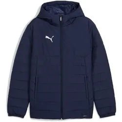 PUMA teamADDITIONS Steppjacke mit Kapuze Herren 06 - PUMA navy-PUMA silver L