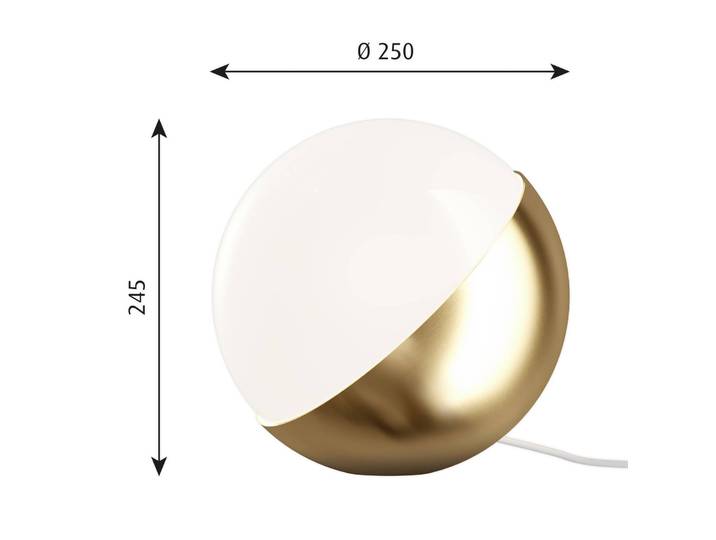 Louis Poulsen Designer Tischlampe VL Studio, dimmbar, messing / gold, für Wohn- / Esszimmer, Messing, Design, Tischlampe
