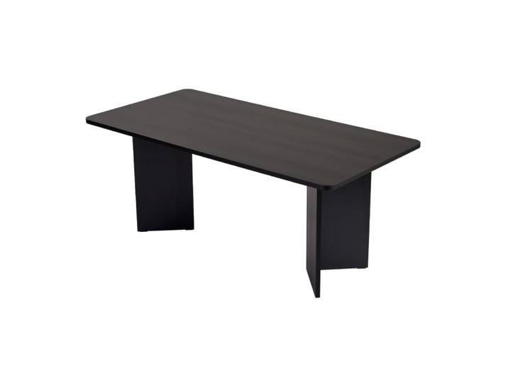 Table à manger l180 cm - bois noir