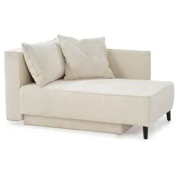 Recamiere mit Funktion Rex Cord Beige