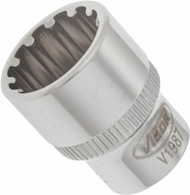 VIGOR Douille à empreinte multiprofil à carré creux 6,3 mm (1/4