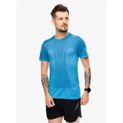 X-Bionic, Herren, Sportshirt, Men XCeed Run Perform Shirt (L), Blau