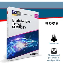 Bitdefender Total Security, 1 Gerät - 3 Jahre , Download