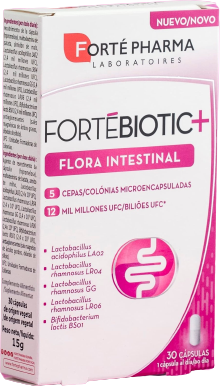 Forté Pharma Fortebiotic+ Intestinal Flora 30 Capsules