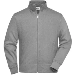 Sweatjacke "JN836" - M - grey-heather