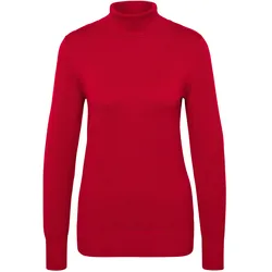 Tchibo - Feinstrick-Rollkragenpullover - Damen - Gr. L - rot